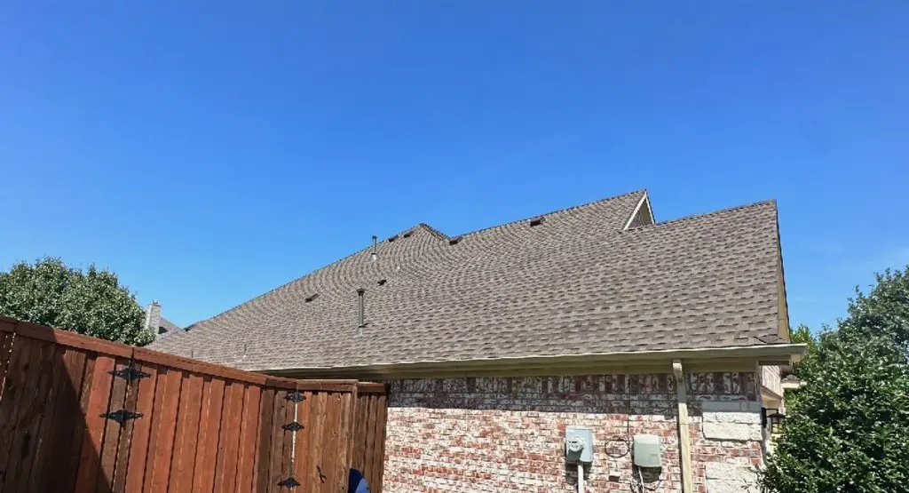 Completed roof replacement project in Social Circle
